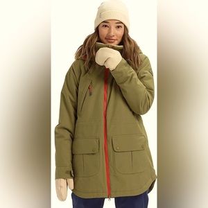 Burton Prowess Jacket Olive Martini Small
